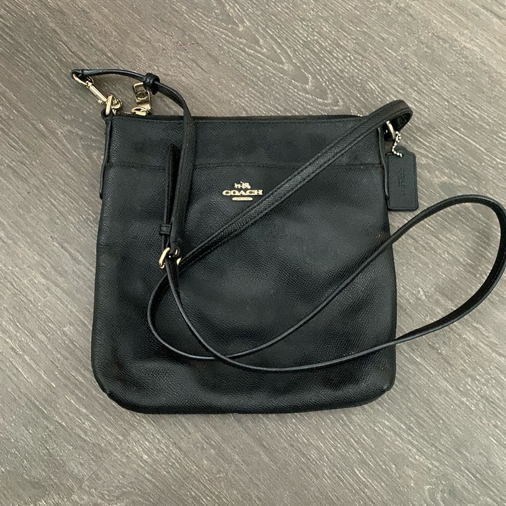 Coach black crossbody bag